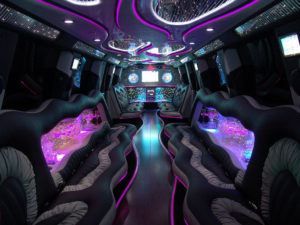 inside a limo