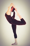 woman doing yoga