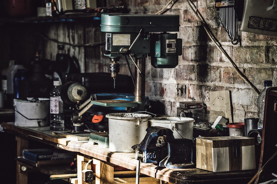 tools on table